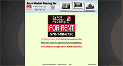Desktop Screenshot of eversrentals.com